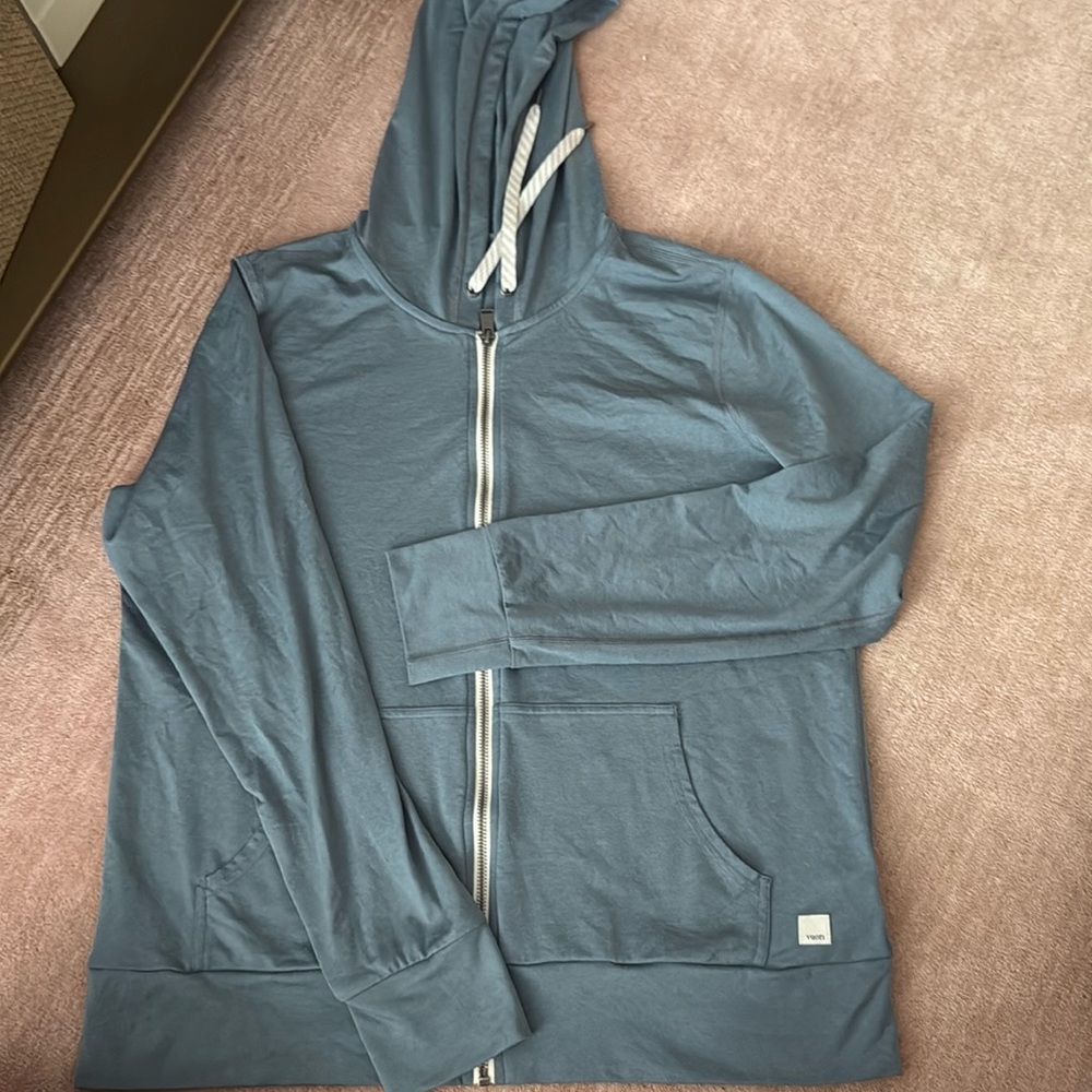 Vuori drawstring zip up jacket Halo hoodie